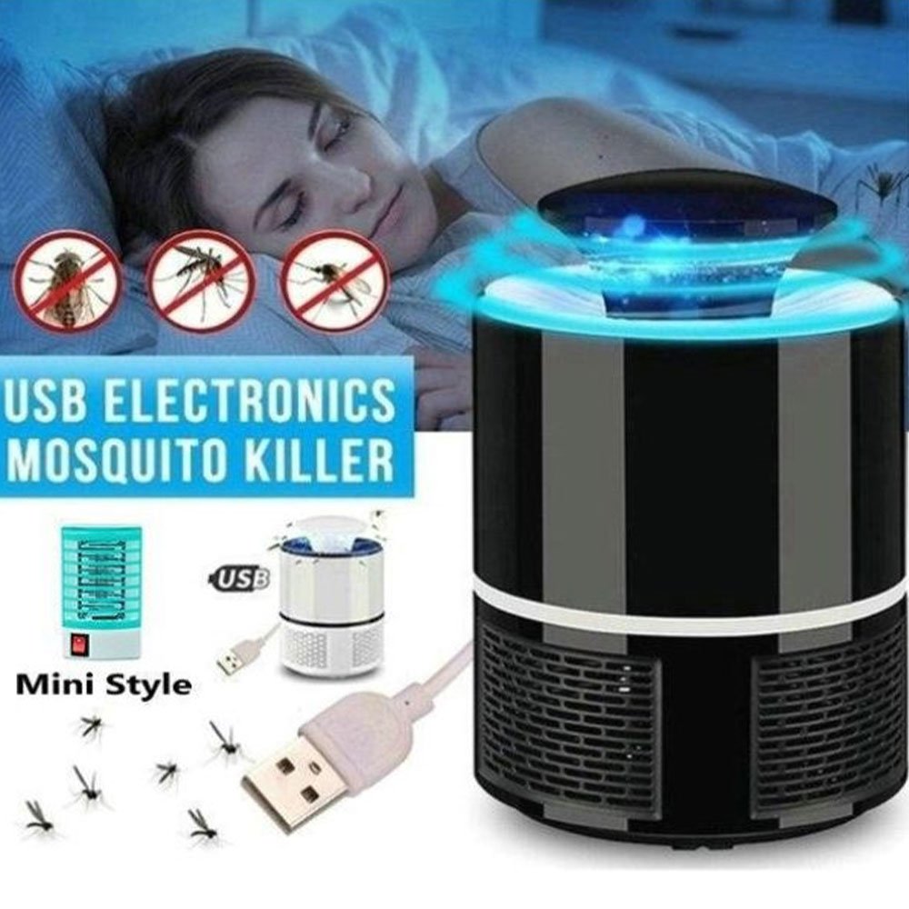 USB Electronics Mosquito Killer Trap Moth Fly Wasp LED Night Light Lamp