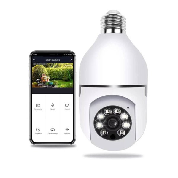 PTZ Bulb System 360 Degree WiFi Panorama IP Camera